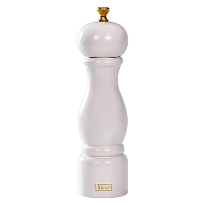 JHuxe EE1-WT White Wood Salt Grinder