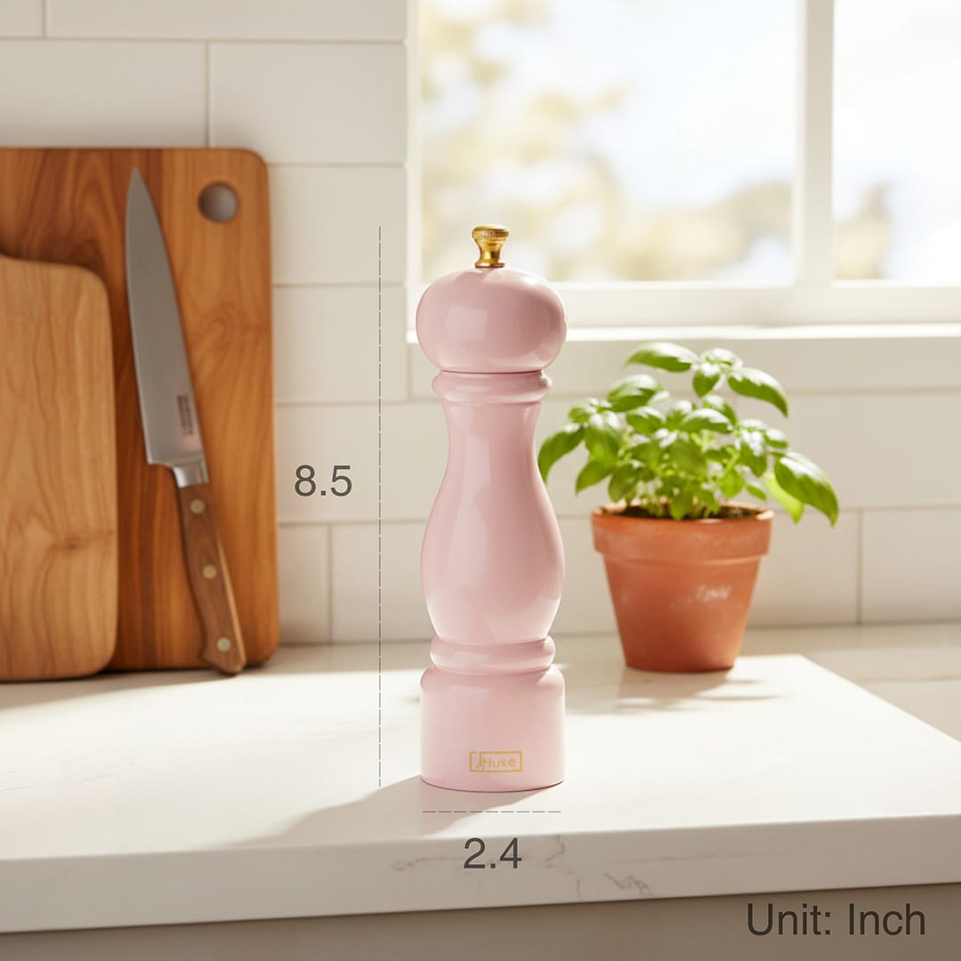 JHuxe EE1-PK Wood Salt Pepper Mill