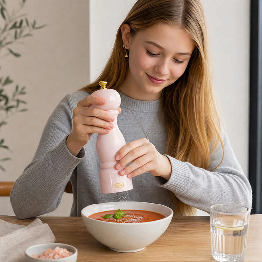 JHuxe EE1-PK Wood Salt Pepper Mill